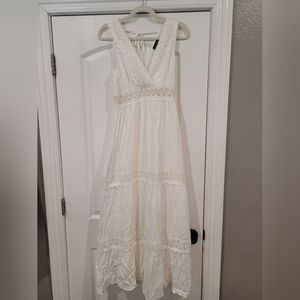 White cotton dress